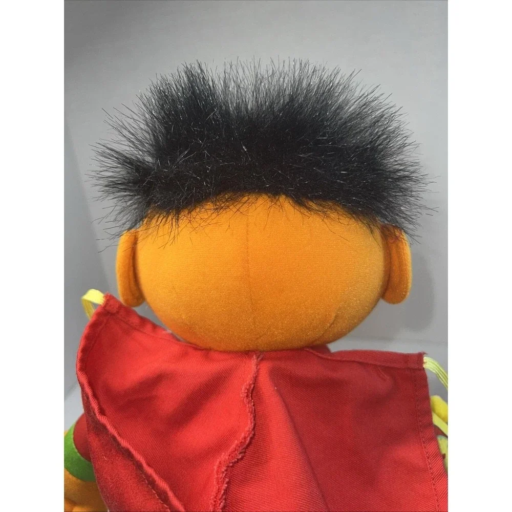 Vintage Playskool Sesame Street Dress Me Up Ernie Plush Doll 1990s